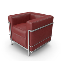 Red Leather Armchair PNG & PSD Images