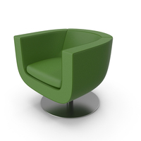 Green Canvas Armchair PNG & PSD Images