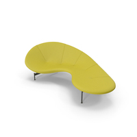 Yellow Canvas Lounge Sofa PNG & PSD Images