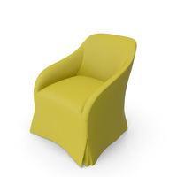 Yellow Canvas Armchair PNG & PSD Images