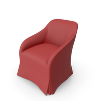 Red Canvas Armchair PNG & PSD Images