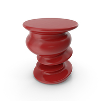 Red Side Table PNG & PSD Images