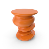Orange Side Table PNG & PSD Images