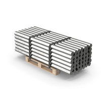 Iron Beams On Pallet PNG & PSD Images