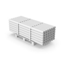 Monochrome Iron Beams On Pallet PNG & PSD Images