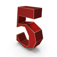 Number Five PNG & PSD Images
