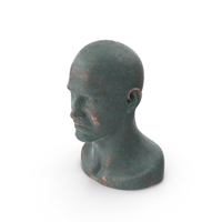 Bronze Mannequin Head PNG & PSD Images