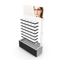 Black Glasses Display Stand Type PNG & PSD Images