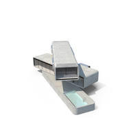 Modern Concrete House PNG & PSD Images