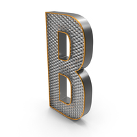 Crystal Letter B PNG & PSD Images