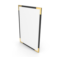 Black & Gold Picture Frame PNG & PSD Images