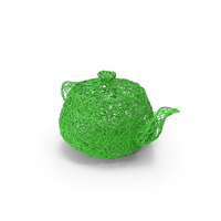 Green Wire Sculpture Teapot PNG & PSD Images