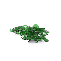 Small Green Bottle Pile PNG & PSD Images