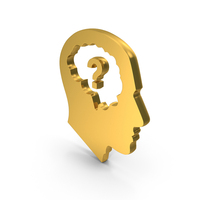 Question Mind Plan Idea Gold PNG & PSD Images