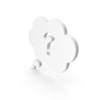 Question Think Idea Plan White PNG & PSD Images