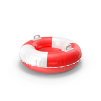 Swim Ring Red And White PNG & PSD Images