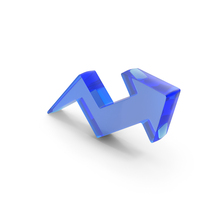 Stock Market Growth Arrow Glass PNG & PSD Images