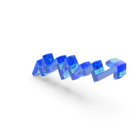Stock Market Growth Arrow Glass PNG & PSD Images