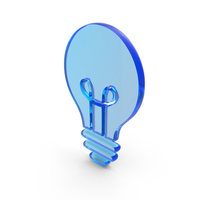 Light Bulb Icon Glass PNG & PSD Images