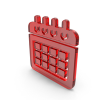 Calendar Icon Glass PNG & PSD Images