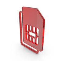 Dual Sim Card Icons Glass PNG & PSD Images
