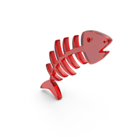 Fish Bone Fish Bone Skeleton Icon Glass PNG & PSD Images