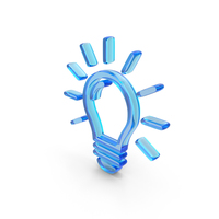 Light Bulb Icon Glass PNG & PSD Images