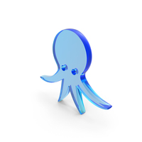 Octopus Icon Glass PNG & PSD Images