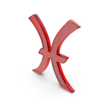 Red Glass Pisces Icon PNG & PSD Images