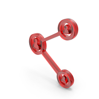 Red Glass Share Icon PNG & PSD Images