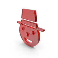Snowman Icon Glass PNG & PSD Images