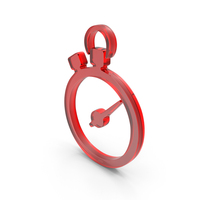 Red Glass Stopwatch Icon PNG & PSD Images