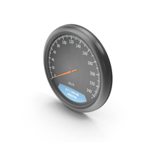 Analogue Car Speedometer PNG & PSD Images