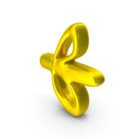 Letter Farsi Arabic h3 Golden PNG & PSD Images
