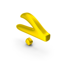 Golden Farsi Arabic Letter JJ PNG & PSD Images
