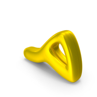 Golden Farsi Arabic Letter Mm PNG & PSD Images