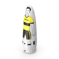 Inflatable Soccer Mannequin Junior Yellow T Shirt PNG & PSD Images