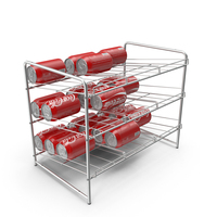 Soda Can Dispenser With Cola Cans PNG & PSD Images