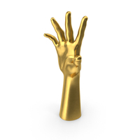 Golden Hand PNG & PSD Images