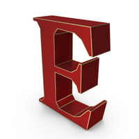 Lowpoly Letter E PNG & PSD Images