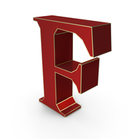 Red Letter F PNG & PSD Images