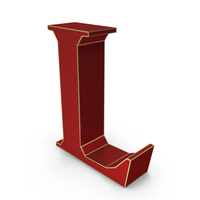 Red Letter L PNG & PSD Images