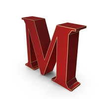 Red Letter M PNG & PSD Images