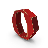 Red Letter O PNG & PSD Images