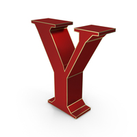 Lowpoly Letter Y PNG & PSD Images