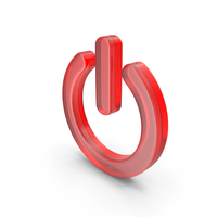 POWER BUTTON RED PNG & PSD Images
