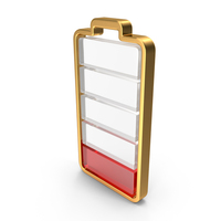 BATTERY CHARGING SYMBOL RED PNG & PSD Images