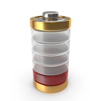 Battery Low Icon Gold PNG & PSD Images