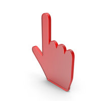 HAND CURSOR RED PNG & PSD Images