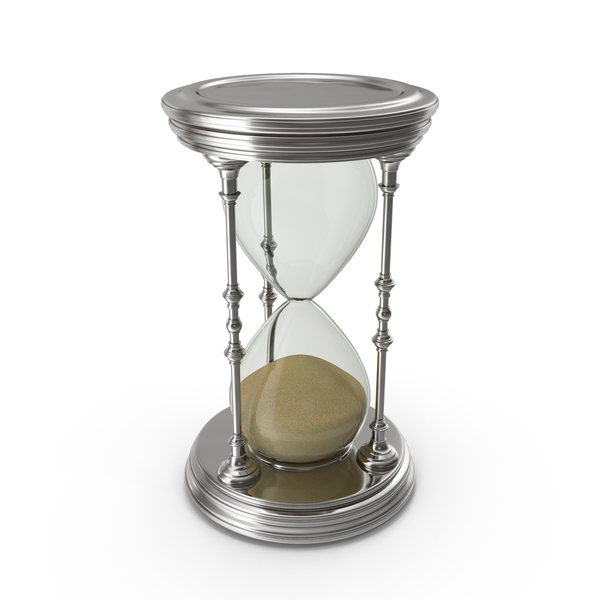 Silver Hourglass PNG & PSD Images